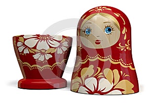Open Russian Nesting Doll
