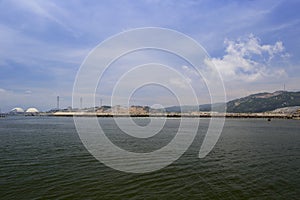 Open sea of power plant, zhangzhou city