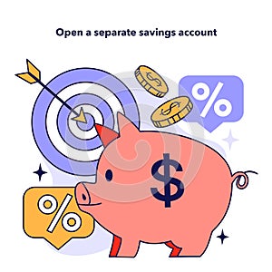 Open a separate savings account for your goal. Household money