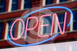 Open sign