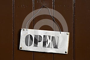 Open sign