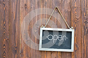 Open sign