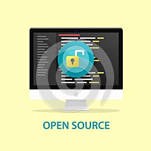 Open source code, computer programming.