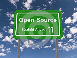Open source sign photo
