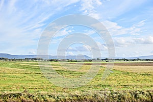 Open space flatlands fields agriculture blue skies clouds awesome