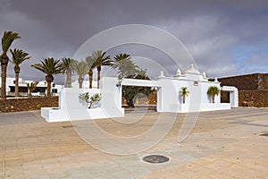 The open square in the town of Teguise
