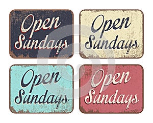 Open Sundays photo