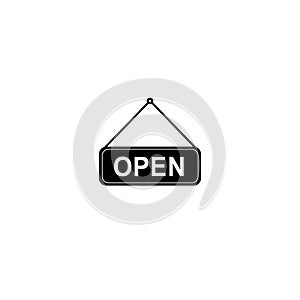 Open Tag icon on white.