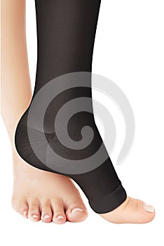Open toe calves. Compression Hosiery. Medical stockings, tights, socks, calves and sleeves for varicose veins and venouse therap