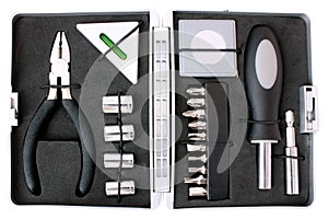 Open toolbox, top view