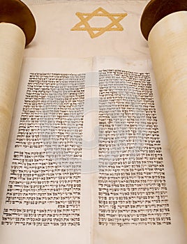 Open torah scroll