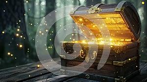 The Open Treasure Chest.AI generated image