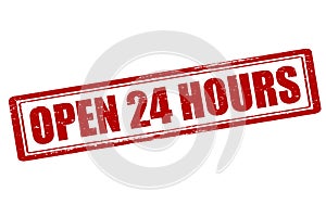 Open twenty four hours