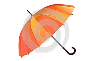 Open umbrella isolated