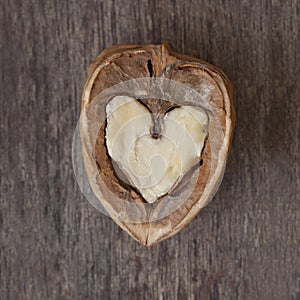 Hearted walnut photo