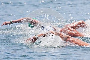 Open water swimming