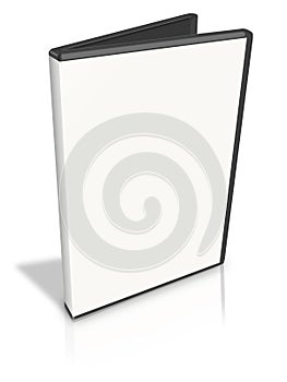 Open White DVD Case