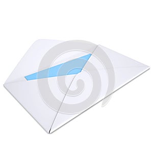 Open white envelope