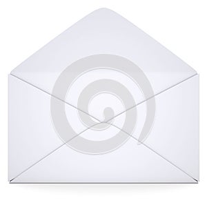Open white envelope