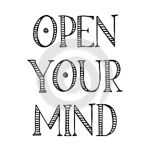 Open your mind label