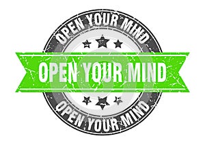 open your mind stamp