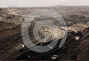 Opencast coal mine