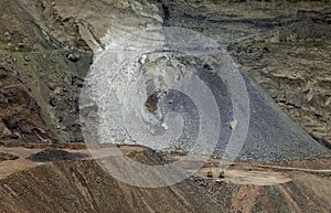 An opencast coal mine