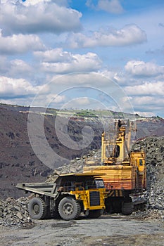 Opencast mining photo