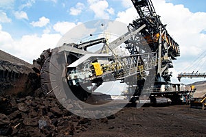 Opencast mining photo