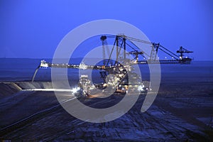 Opencast mining photo