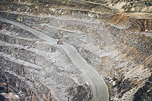 Opencast Mining Quarry Aerial View