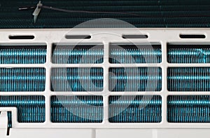 Opened air conditioner