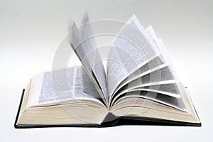 Opened book