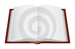 Opened book