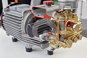 Opened electric motor