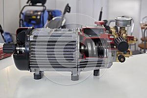 Opened electric motor