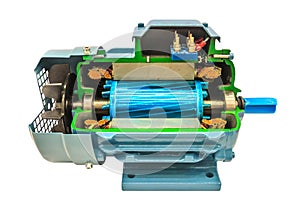 Opened electric motor