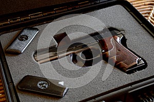 Opened Handgun Lockbox