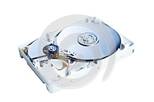 Opened Hard Disk Drive