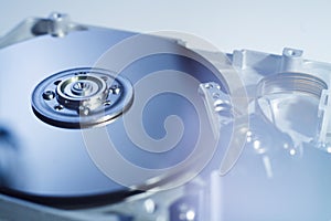 Opened Hard Disk Drive