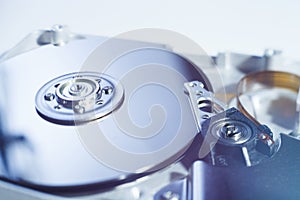 Opened Hard Disk Drive