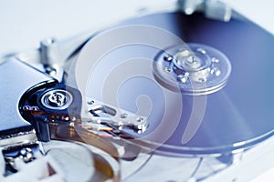 Opened Hard Disk Drive