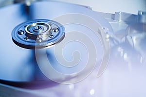 Opened Hard Disk Drive