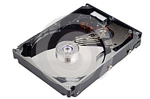 Opened harddrive