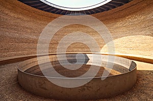 Writ in water, art installation. Runnymede, Surrey.