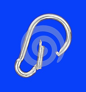 Opened metal shackle