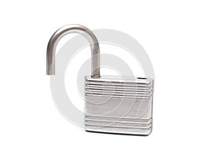 Opened padlock