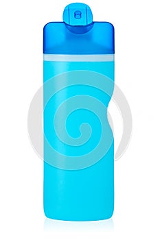 Opened plastic bottle