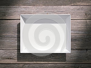 Opened white package. 3d rendering