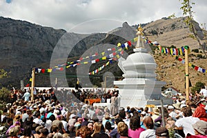 Opening Kalachakra Stupa,Greece